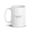 White glossy mug - 1 Corinthians 13:4-7