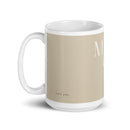 White glossy mug - love you Mom