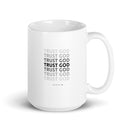 White glossy mug - Psalm 56:3