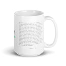 White glossy mug - Psalm 19