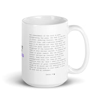 White glossy mug - Psalm 19