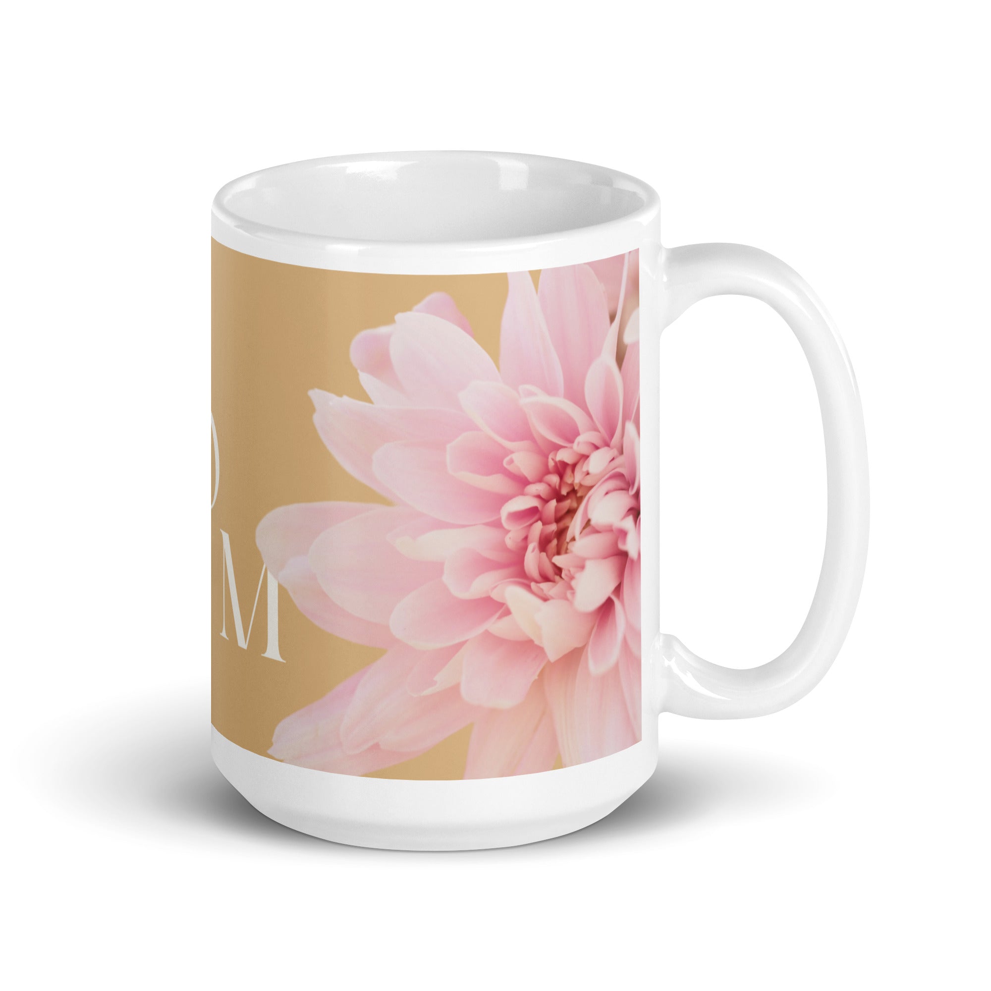 White glossy mug - love you Mom