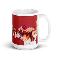 White glossy mug - love you Mom