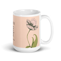 White glossy mug - Mother - Proverbs 31:25