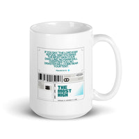 White glossy mug - Psalm 91:9-10