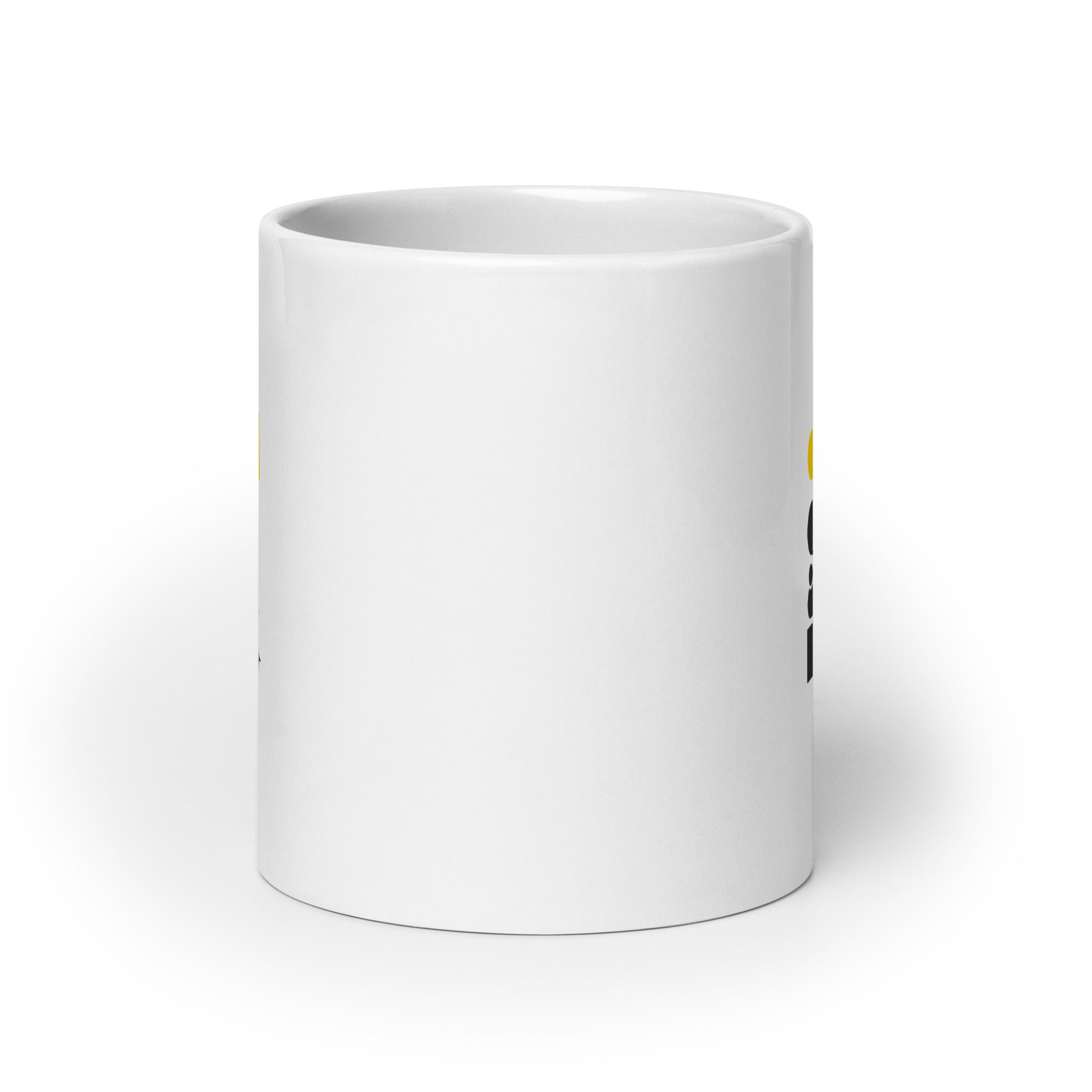 White glossy mug - Matthew 19:26