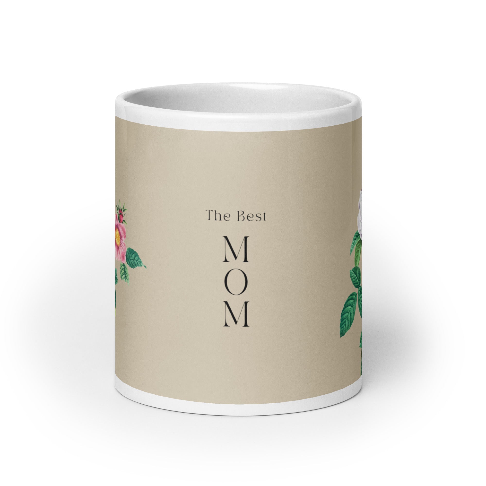 White glossy mug - the best Mom