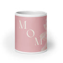 White glossy mug - love you Mom