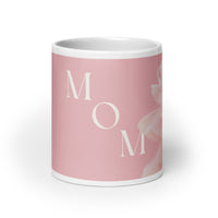 White glossy mug - love you Mom