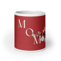 White glossy mug - love you Mom