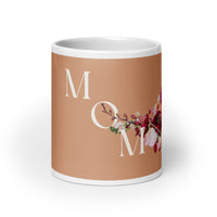 White glossy mug - love you Mom