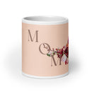 White glossy mug - love you Mom