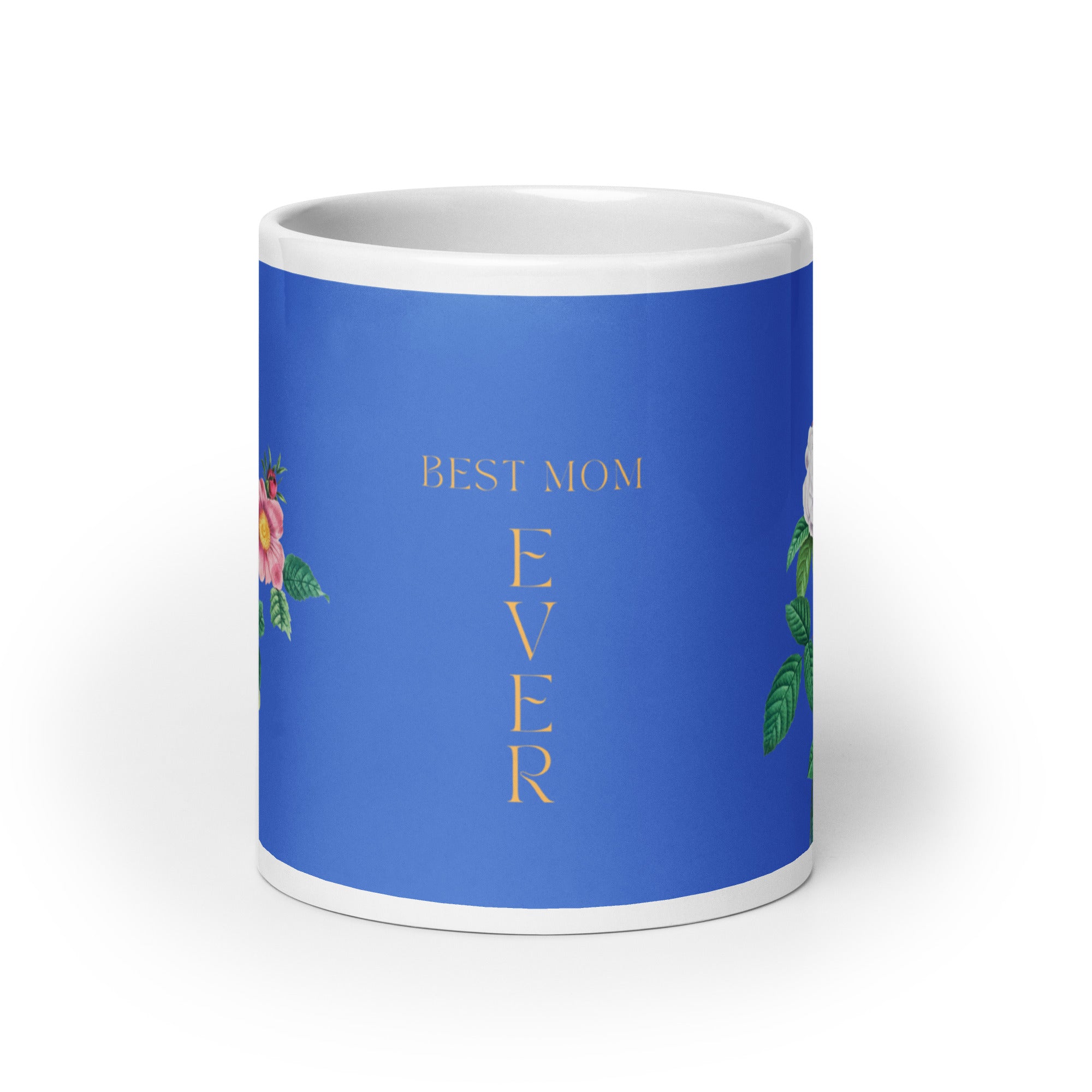 White glossy mug - best Mom ever