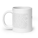 White glossy mug - Psalm 19