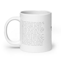 White glossy mug - Psalm 19