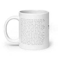 White glossy mug - Psalm 19