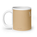 White glossy mug - love you Mom