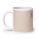 White glossy mug - love you Mom