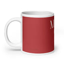 White glossy mug - love you Mom