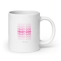 White glossy mug - Psalm 56:3