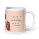 White glossy mug - Mother - Proverbs 31:25