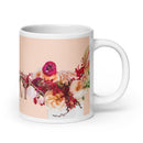 White glossy mug - love you Mom