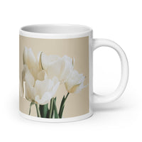 White glossy mug - love you Mom