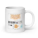 White glossy mug - Psalm 91:9-10